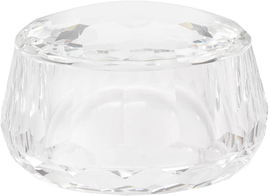 Makeup Candy Jar with Lids, Decorative Crystal Candy Dish, Multi-Purpose Clear Storage Container for Cosmetics, Jewelry, Snacks - Wedding Favor & Home Decor
