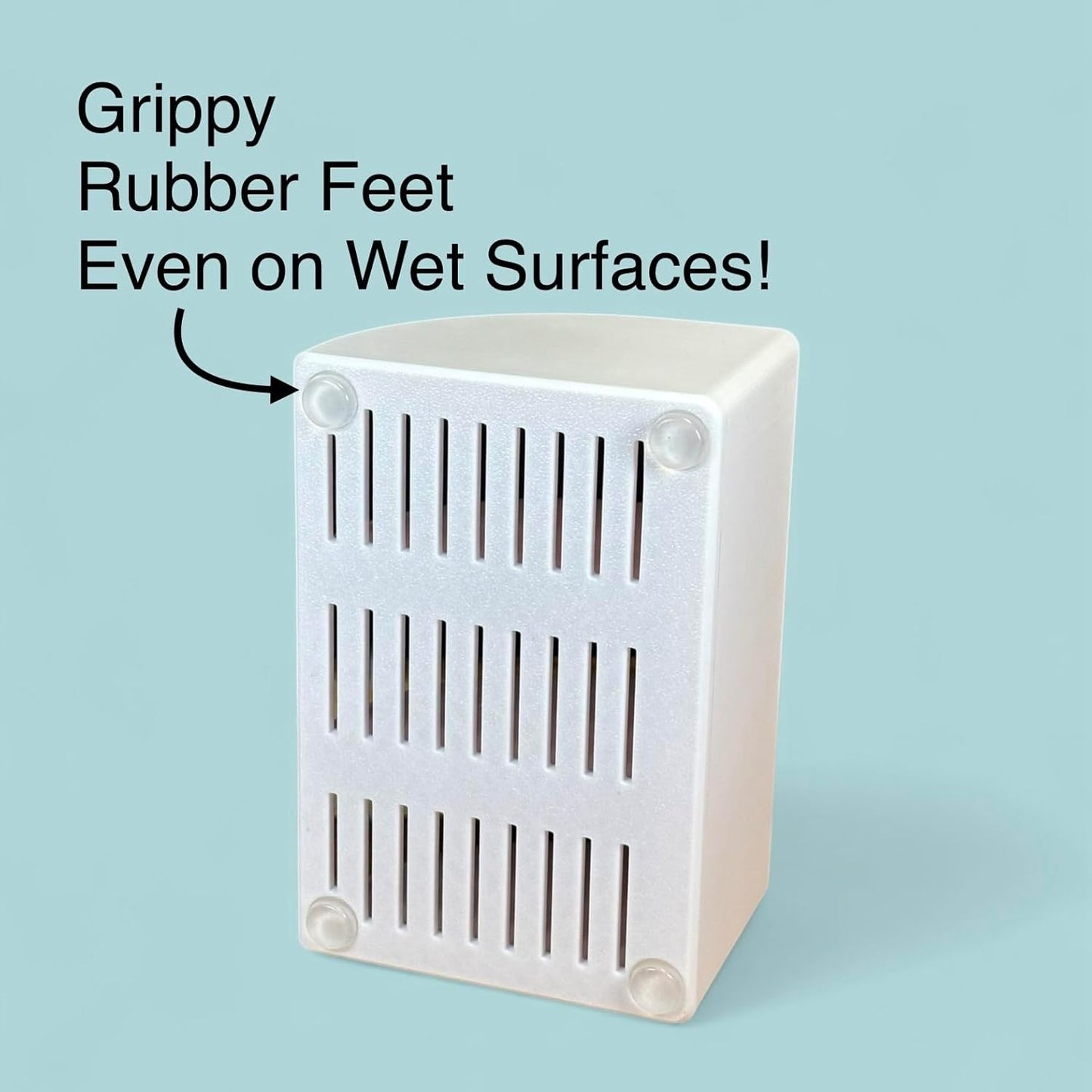 Solid Shampoo Bar Holder – Multi-Bar Soap Dish with Drainage – Soap Bar, Shampoo Bar and Conditioner Bar Bathroom Organizer – Keeps Bars Dry & Lasts Longer (White)