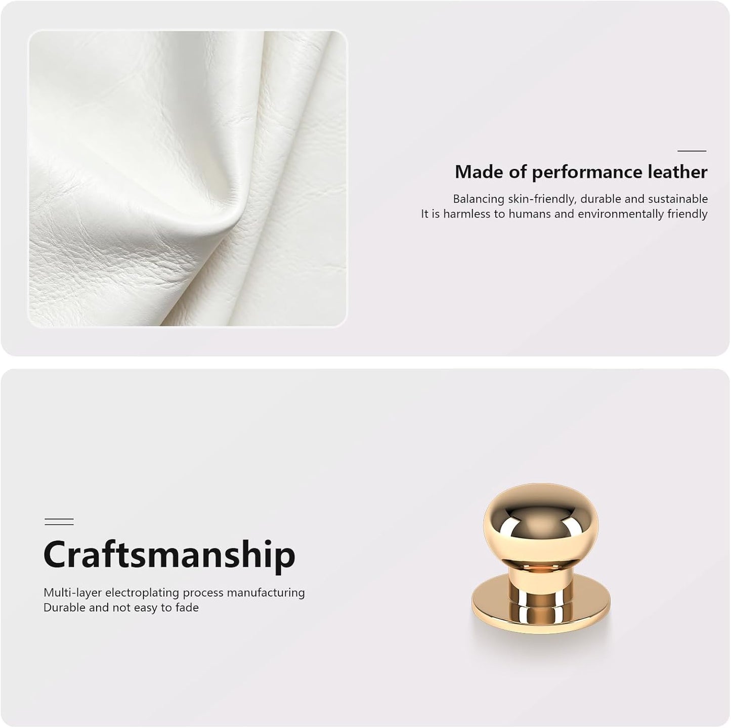 Office Desk Accessories,Beige White Vegan Leather Office Organizer with 1 Drawer & Tray,Pen Holder with Gold-Tone Metal Accents Knob for End Tables,Bedside Table,Bedroom.