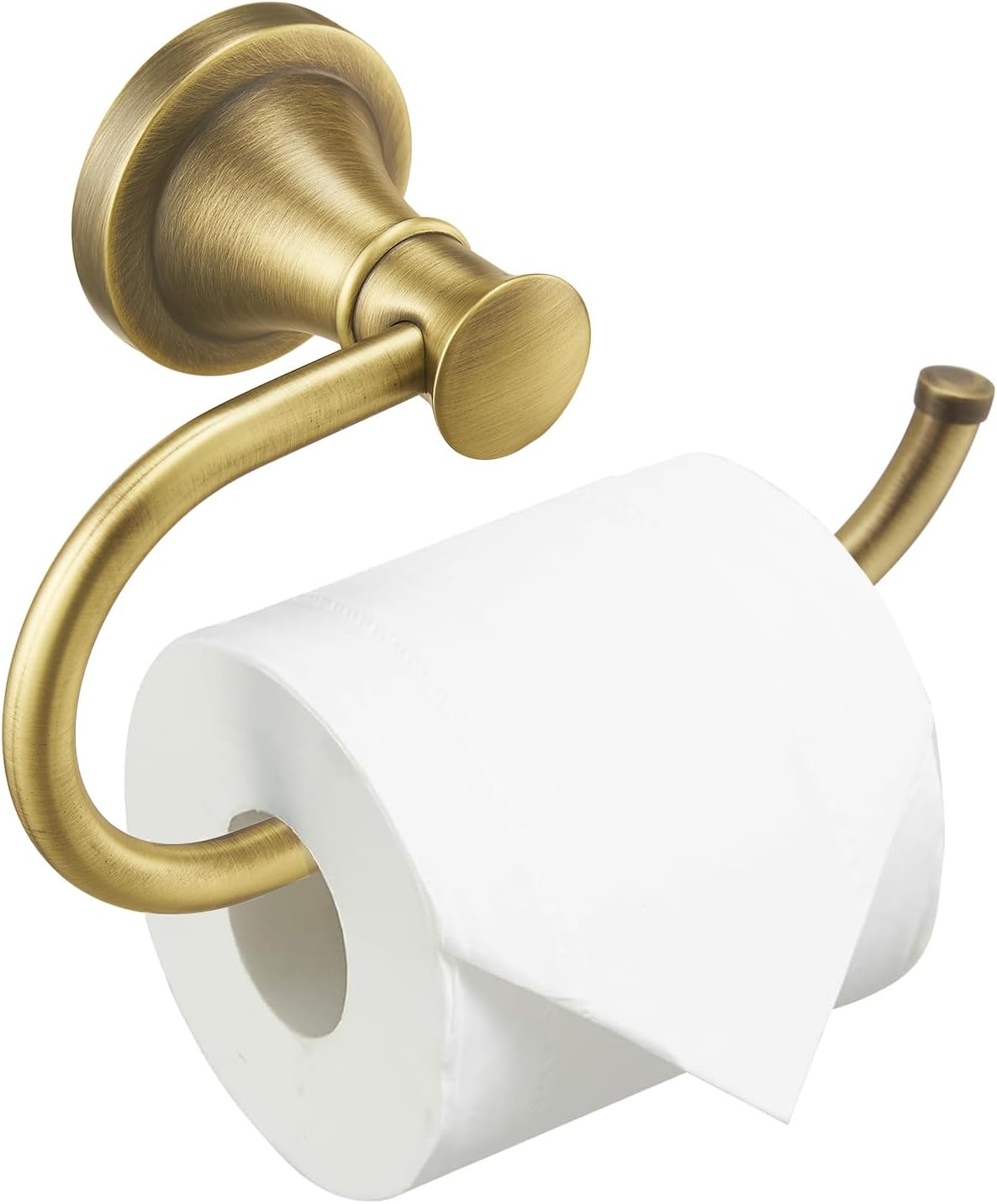 BESy Antique Brass Toilet Tissue Paper Holder Bathroom Accessories Toilet roll Paper Hanger, SUS304 Stainless Steel,Wall Mounted, Rustproof