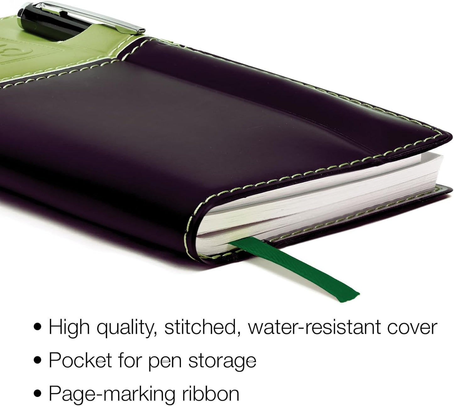 2026 Pocket Planner/Pocket Calendar and Pen, 3.5"x6": Includes 14 Months (November 2025 - December 2026) / 2026 Weekly Planner/Weekly Agenda/Monthly Calendar Organizer (Green/Black)