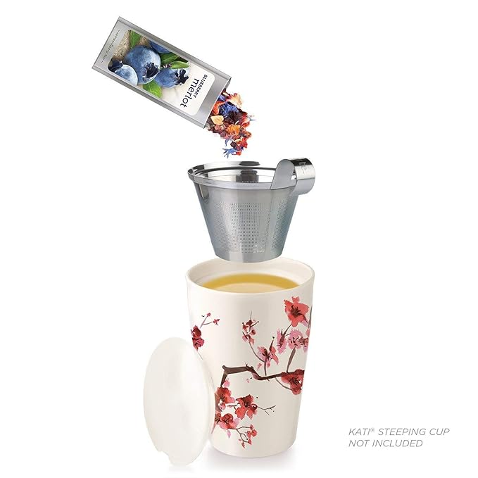 Tea Forte Single Steeps Loose Leaf Tea Sampler, Assorted Variety Tea Box, 15 Single Serve Pouches (Herbal Retreat)