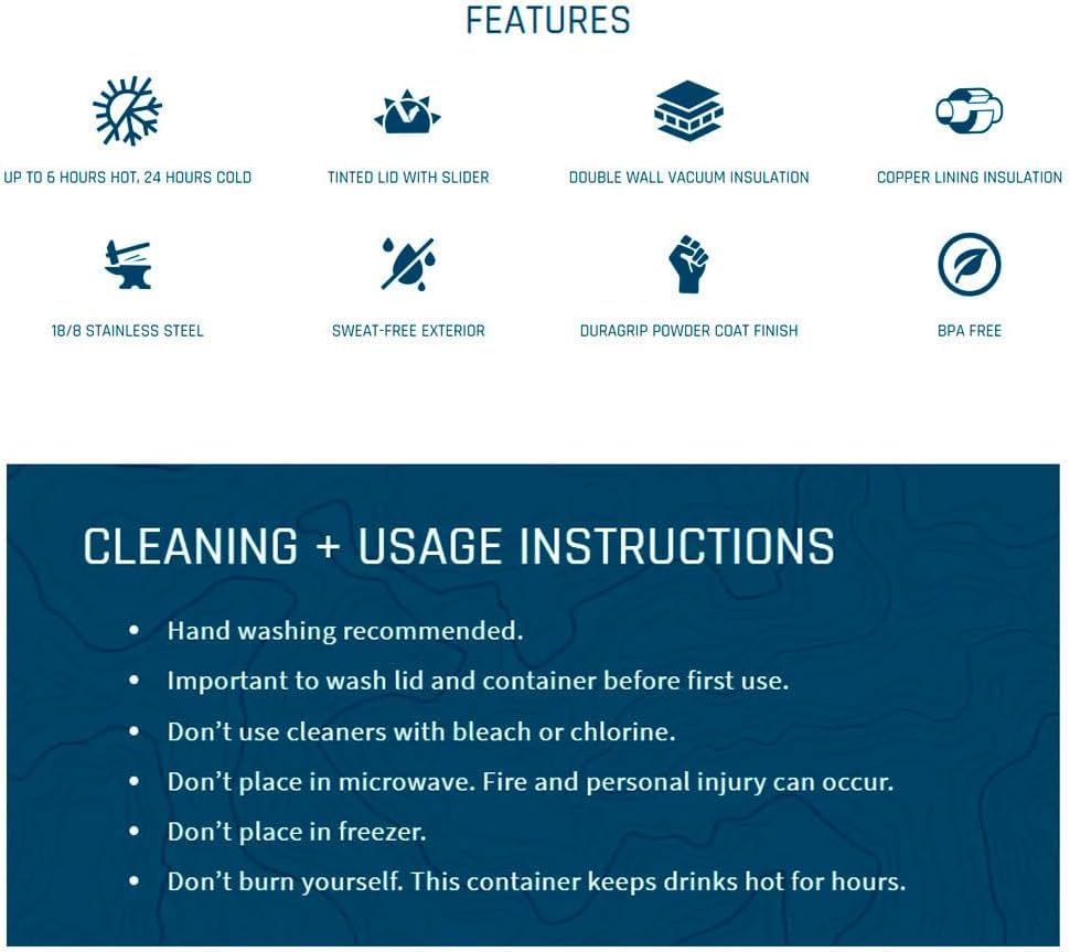 Yukon Outfitters Freedom High Grade 18/8 Corrosion-Resistant Stainless Steel Double Wall Vacuum Insulated Tumbler (30oz / 890ml) - 7.85" H x 3.9" Top Dia. / 2.9" Bottom dia., Original Bottomland