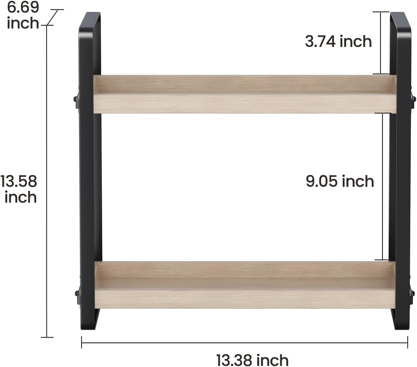 Bathroom Counter Organizer,Bathroom Countertop Organizer,Counter Shelf,Countertop Storage,Organization and Storage,Makeup Shelf,Sink Caddy(Burlywood 2 Tier)
