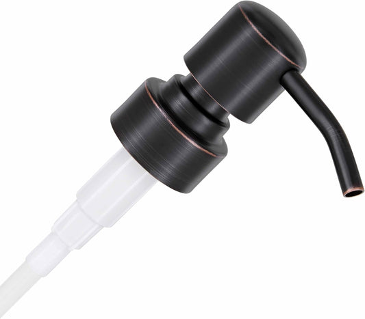 ALTGLAS Stainless Steel Soap Pump 'Zagreb' as Replacement for Liquid Hand Soap Dispensers (Black Copper Oil-Rubbed) - Fits e.g. Jack Bottle
