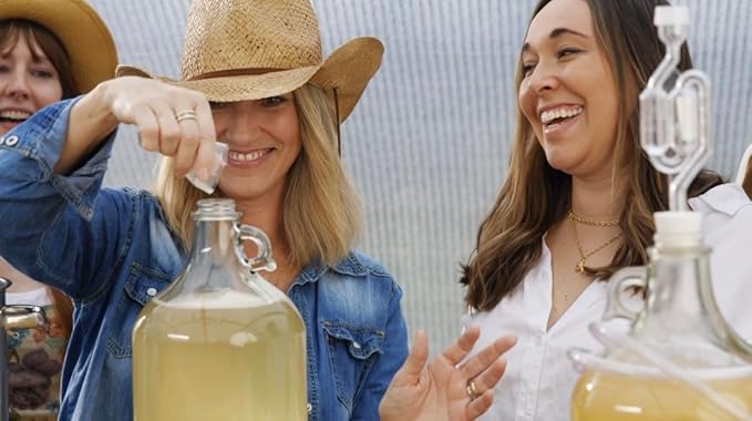 Master Fermentation Kit- 3 in 1 Make Your Own Hard Seltzer/Hard Cider/Mead reusable equipment from Must Bee Company- Mead Kit- Hard Cider KIt- Hard Seltzer Kit