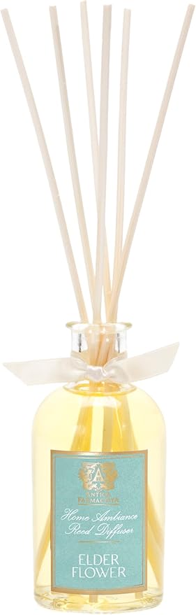 Antica Farmacista Home Ambiance Diffuser - Long-Lasting Reed Scent Diffuser - Luxury Room Freshener Gift - Elderflower, 3.4 fl oz
