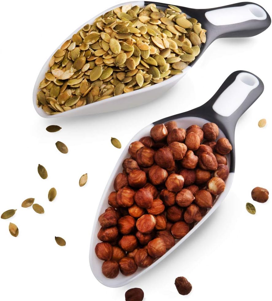 Rockland Guard Large Scooper for Dry Goods - Ice Scoop for Ice Machine Flour & Coffee Scoop - Dishwasher-Friendly 1 Cup Measuring Scoop for Pet Dog & Cat Food, Kitchen & Pantry Ingredients - [2-Pack]