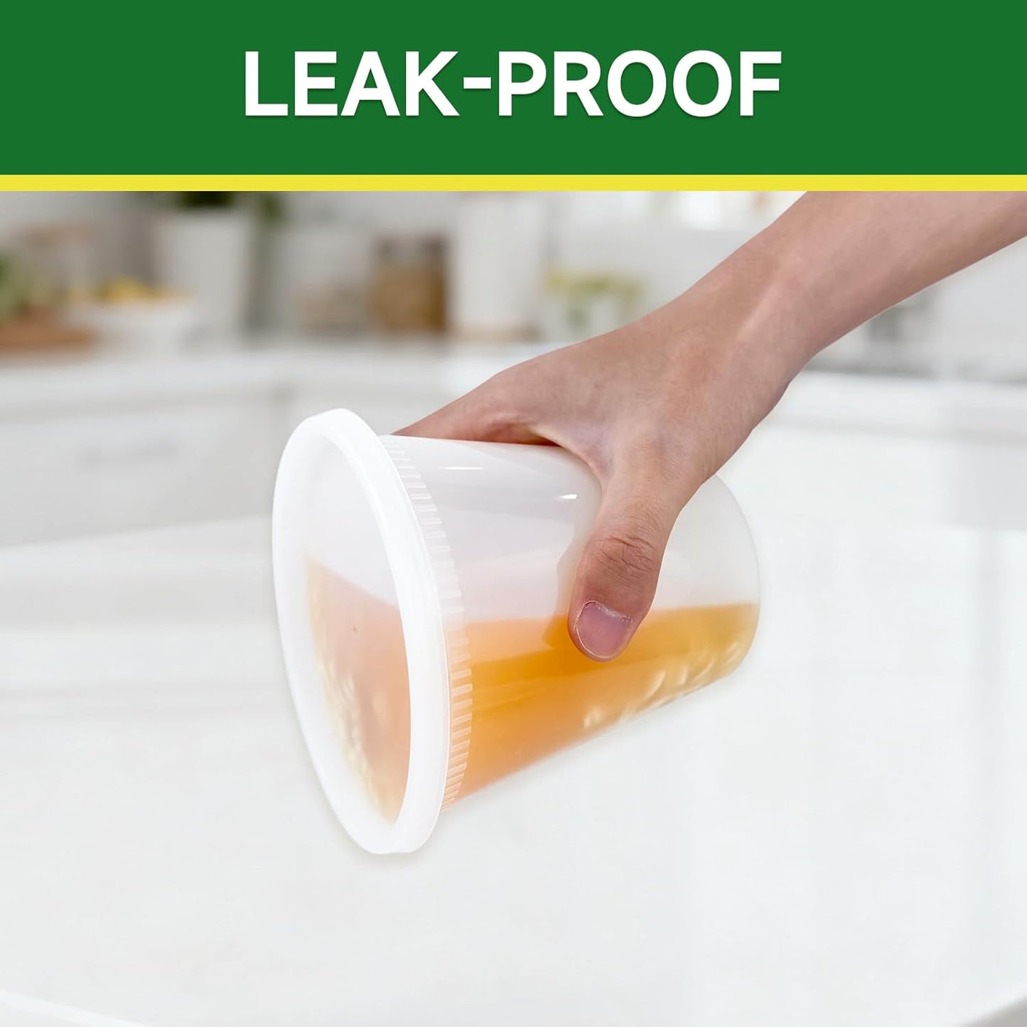 50 Set 32 oz Deli Containers with Lids, Leak-Proof BPA Free Plastic Take Out Bowls, Food Storage Containers for Takeout Meal Prep Storage, Freezer, Microwave & Dishwasher Safe