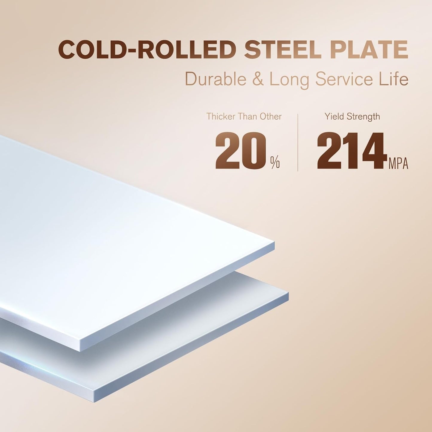 5 Tier Metal Curio Cabinets, Modern Bookshelf Cabinet with 4 Adjustable Shelves, Cabinet Display Case for Home Office, Living Room, Pantry (White-23.54W-Metal Door)