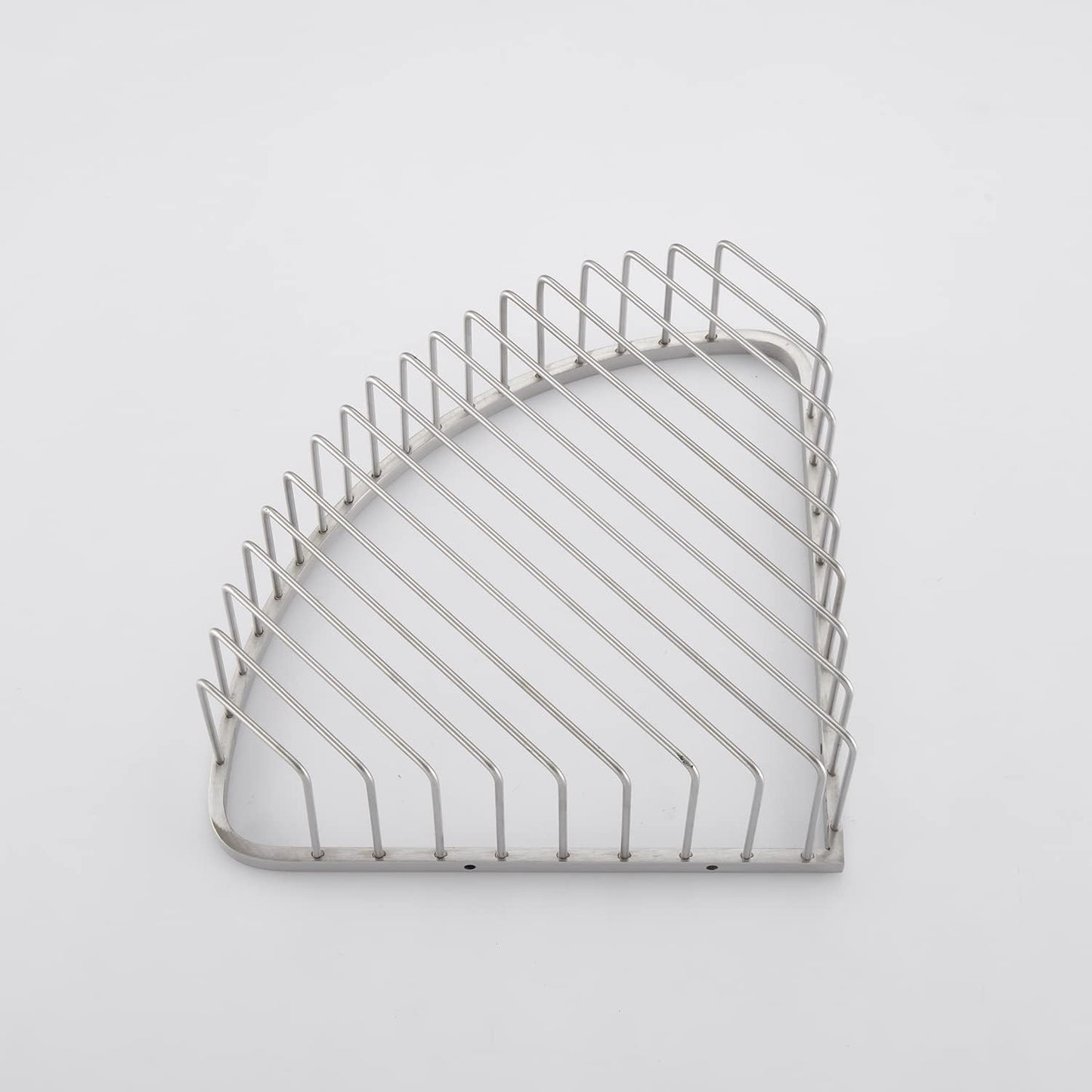 Bathroom Shower Caddy Corner Shelf Basket, Ultra Sturdy Rust-Proof Stainless Steel Shelf Organizer Shampoo Holder, Wall Mounted Storage Rack for Bathroom Kitchen, Brushed Nickel