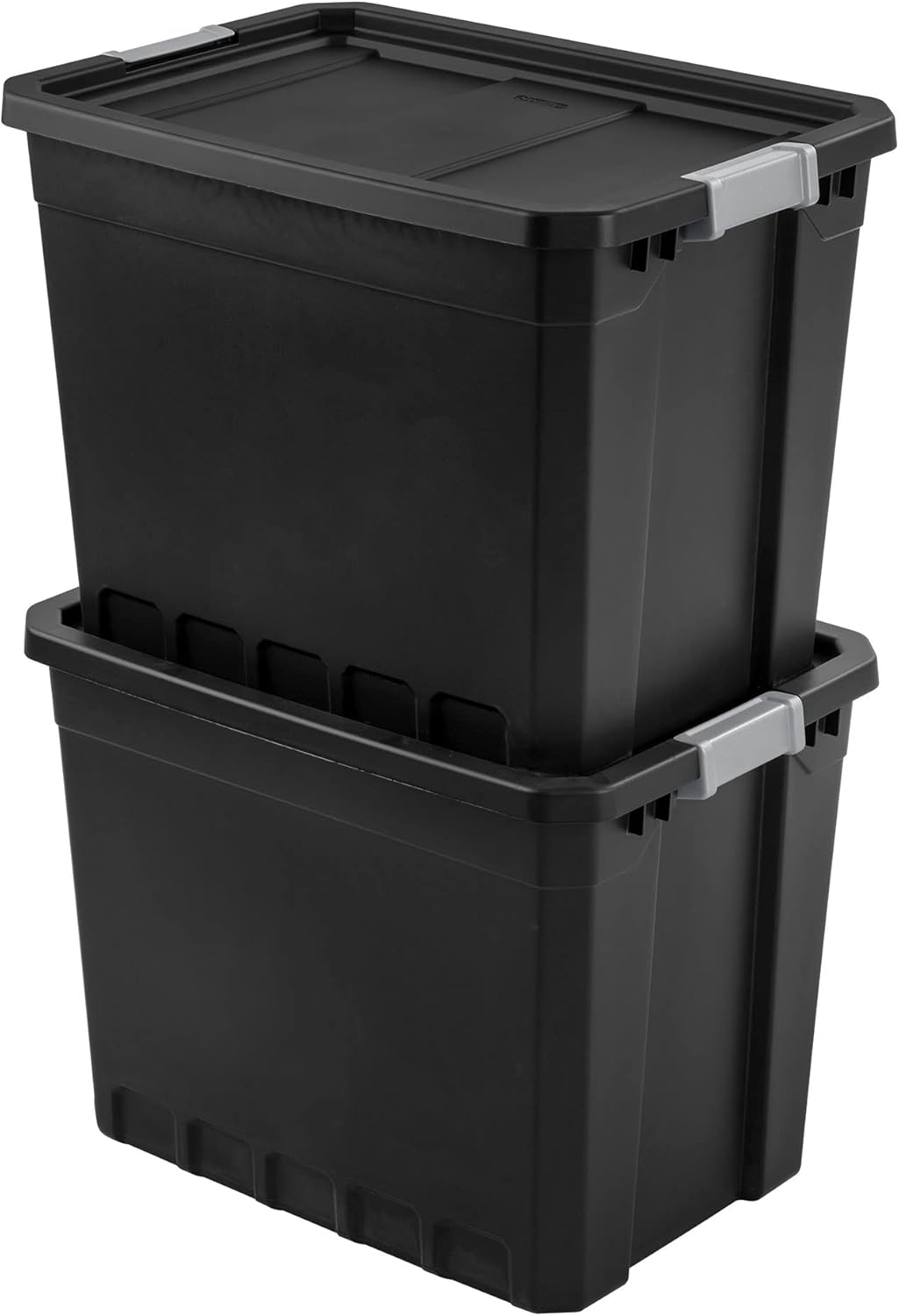 Sterilite TOTE STACKER BLACK 27GA 14889004