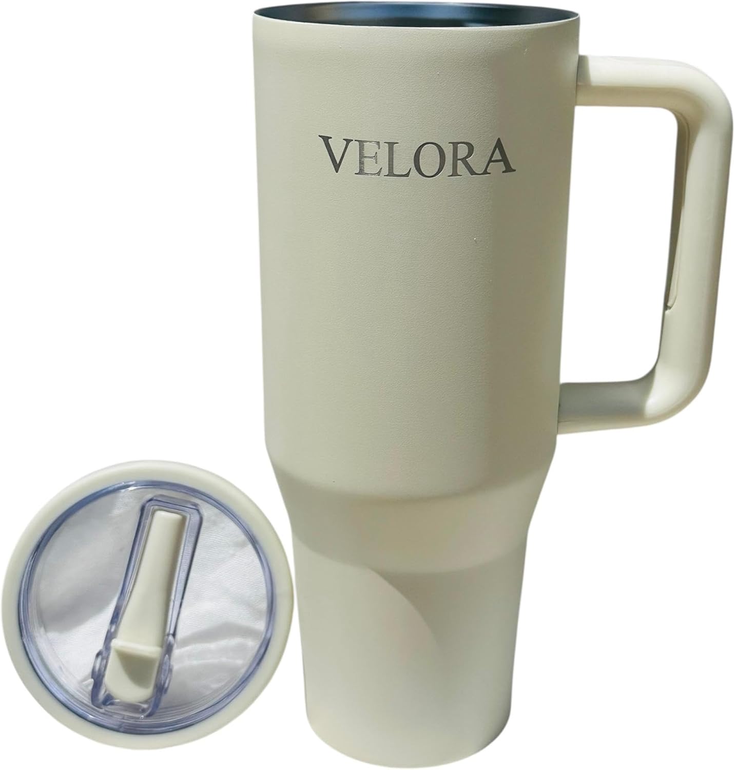VELORA ChillGuard 40 oz Stainless Steel Insulated Tumbler for Hot & Cold Drinks (Water, Coffee, Smoothies, juices etc) (Moon Grey)