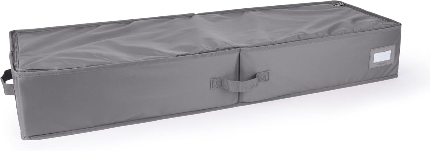 Covermates Keepsakes - Underbed Storage Bag - ID Window - Reinforced Handles - Indoor Storage, Graphite