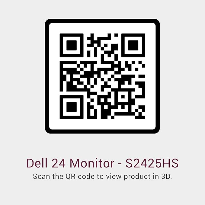 Dell S2425HS Monitor - 23.8 Inch, FHD (1920x1080) Display, 100Hz Refresh Rate 1500:1 Contrast Ratio, TÜV Rheinland Eye Comfort 4 Star, Integrated 2x5W Speaker, Height/Tilt/Swivel/Pivot - Ash White