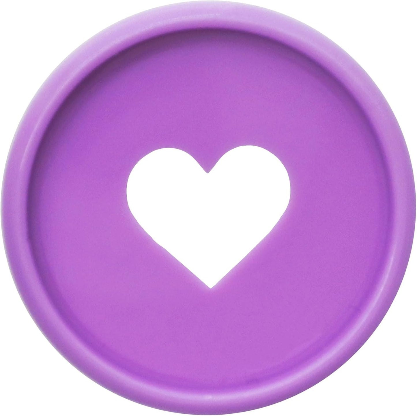 100pcs Planner Expander Discs 0.94Inch Book Binding Disc For Discbound Notebook Accessories Heart Binder Rings(Purple,0.94inch/24 mm)