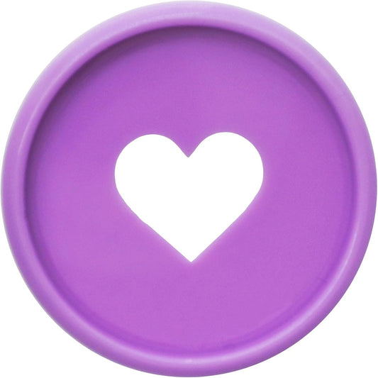 100pcs Planner Expander Discs 1.26Inch Book Binding Disc For Discbound Notebook Accessories Heart Binder Rings(Purple,1.26 inch/32 mm)