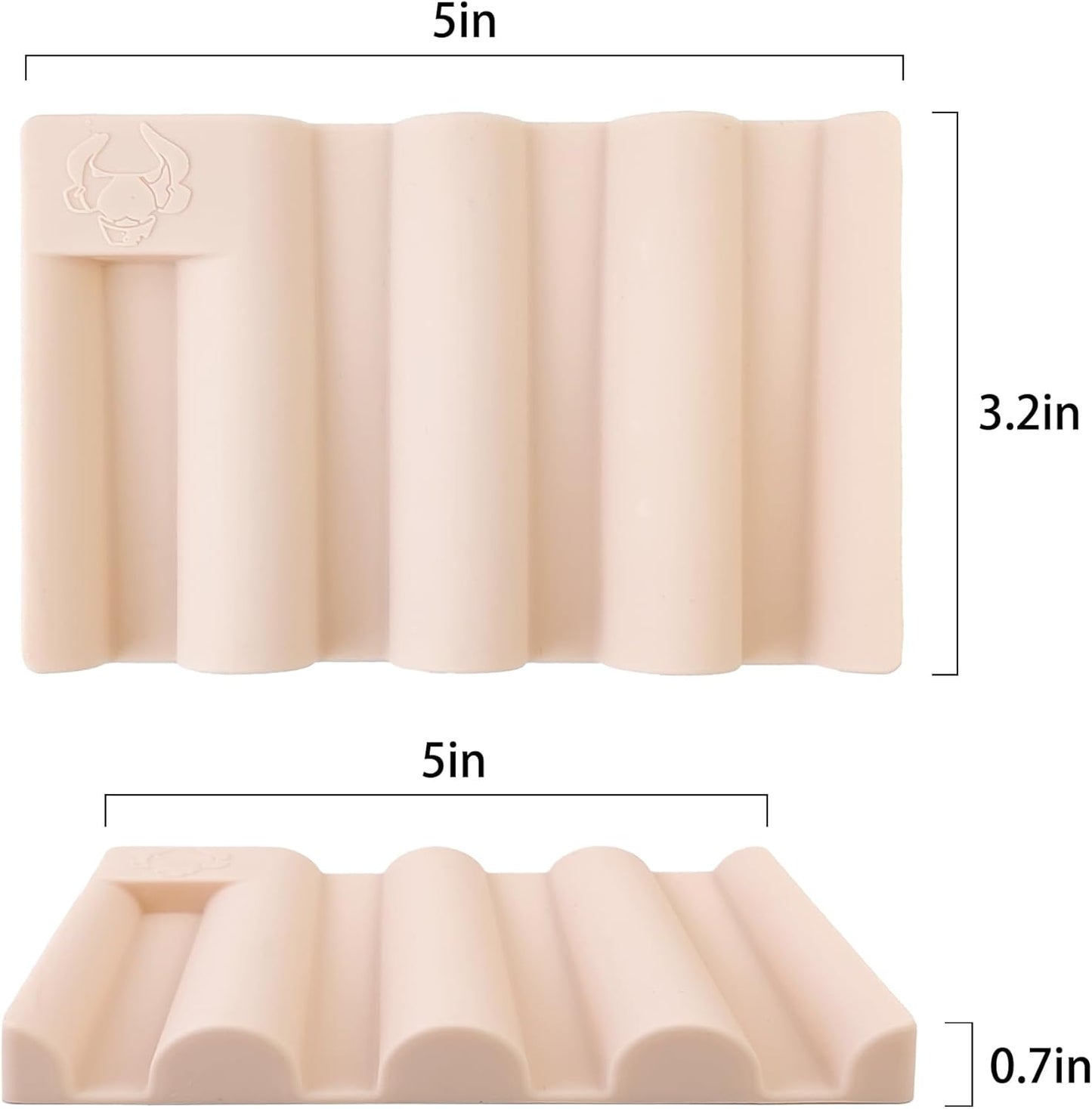 Soap Dish for Shower, Bathroom & Kitchen – Non-Slip, Self-Draining Design to Keep Soap Dry, Extend Soap Life – Easy to Clean, Compact & Durable (Pink, 1 pcs)