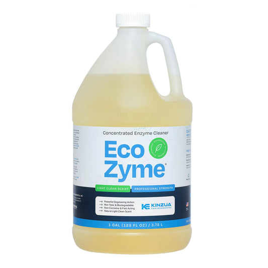 KINZUA ENVIRONMENTAL Eco-Zyme Multi-Purpose Enzyme Cleaner Concentrate, Professional Strength Concentrated All-Purpose Cleaner & Degreaser For Floor, Carpet, Kitchen, Concrete, Walls & More, 1 Gallon