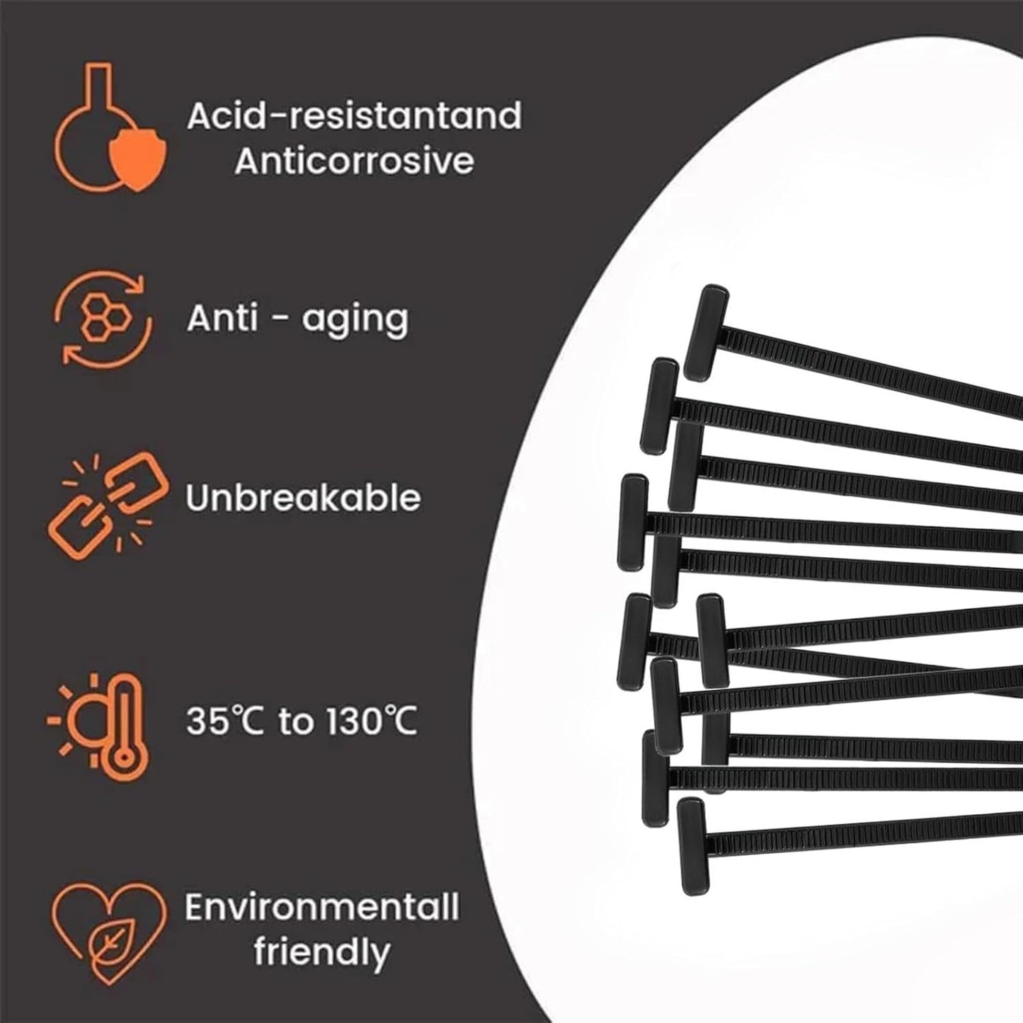 120Pcs Nylon Universal Cable Tie Buckle 2025 Upgrade Nylon Zip Ties Multipurpose Cable Ties Tool UV-Resistant Plastic Fasteners for Car Daily Auto Fixing Bumper Clips