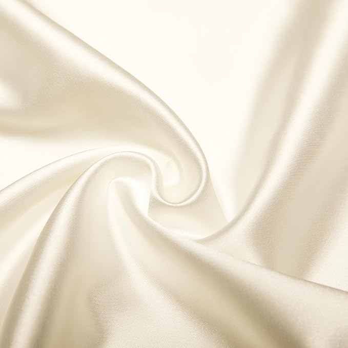 Univivi 12 Inch Satin Shoulder Covers for Clothes (Set of 4) Breathable Shoulder Garment Dust Cover Closet Suit Protects for Suit, Coats, Jackets - Apricot