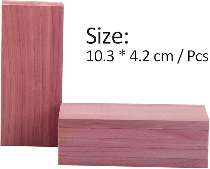 Cedar Space Cedar Blocks for Clothes Storage 16 Pcs, 2 Value Packs 100% Aromatic Red Ceder Blocks, Cedar Planks, Cedar Accessories for Closets Storage