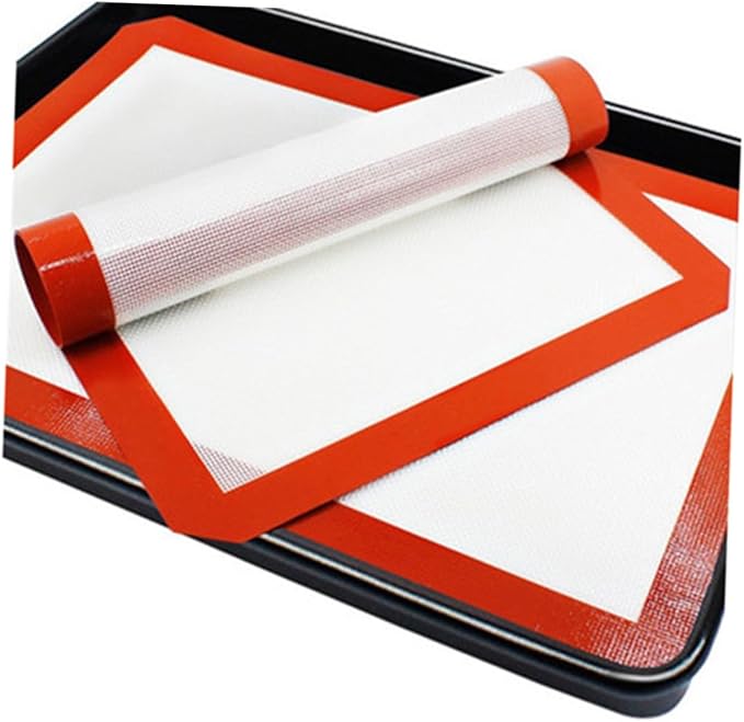 Professional Grade Non-stick Silicone Baking Mat with Powerful Adsorbability Flexible Pastry Liner for Oven Microwave and Fridge Use Easy to Clean and Store