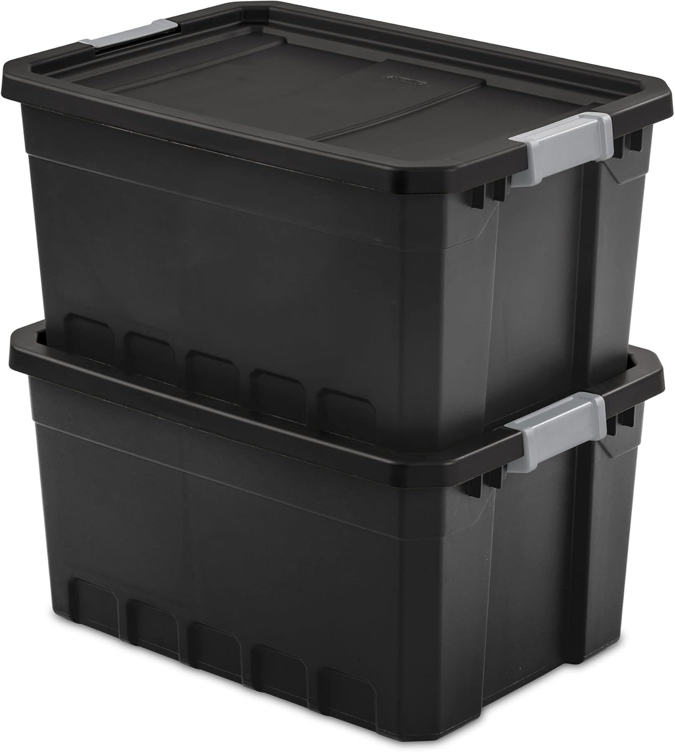 Sterilite Tote Stacker Black 19GA 14869006