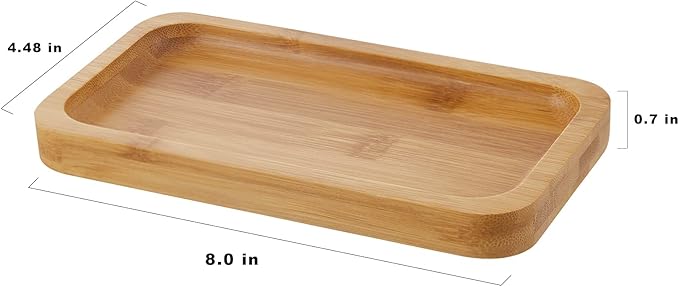 Qtip Holder With Vanity Tray, Glass Apothecary Jars With Lids for Bathroom, Cotton Ball Swab Pad Rounds Holder Canister Jars for Restroom Decorations and Organizer