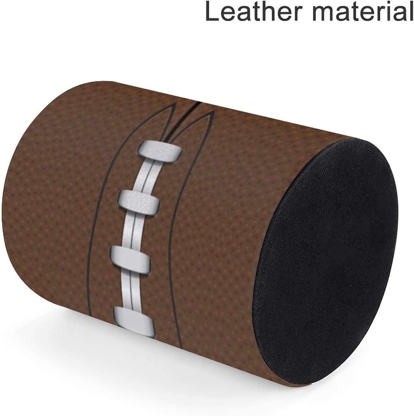 American Football Pen Holder Pencil Organizer Cute Pencil Cup Desk Decor Makeup Brush Holder PU Multifunctional Office Suppliesfor Home Classroom School