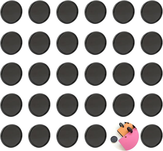 30 Pcs Discbound Expansion Discs, 2 Inch Black Plastic Expansion Discs Binding Ring for DIY Notebooks Arc System Notebooks and Planner Scrapbooking Supplies