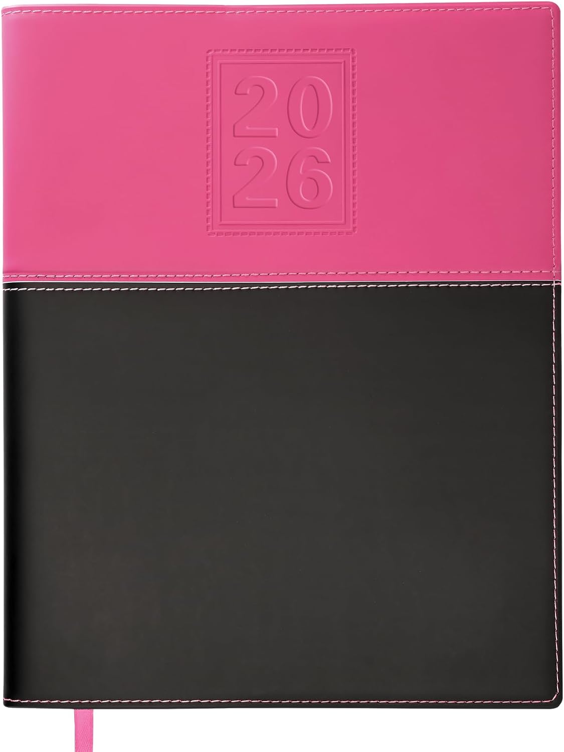2026 Planner Calendar, 8"x10" : Includes 14 Months (November 2025 - December 2026) / 2026 Weekly Planner/Weekly Agenda/Monthly Calendar Organizer (Pink/Black)