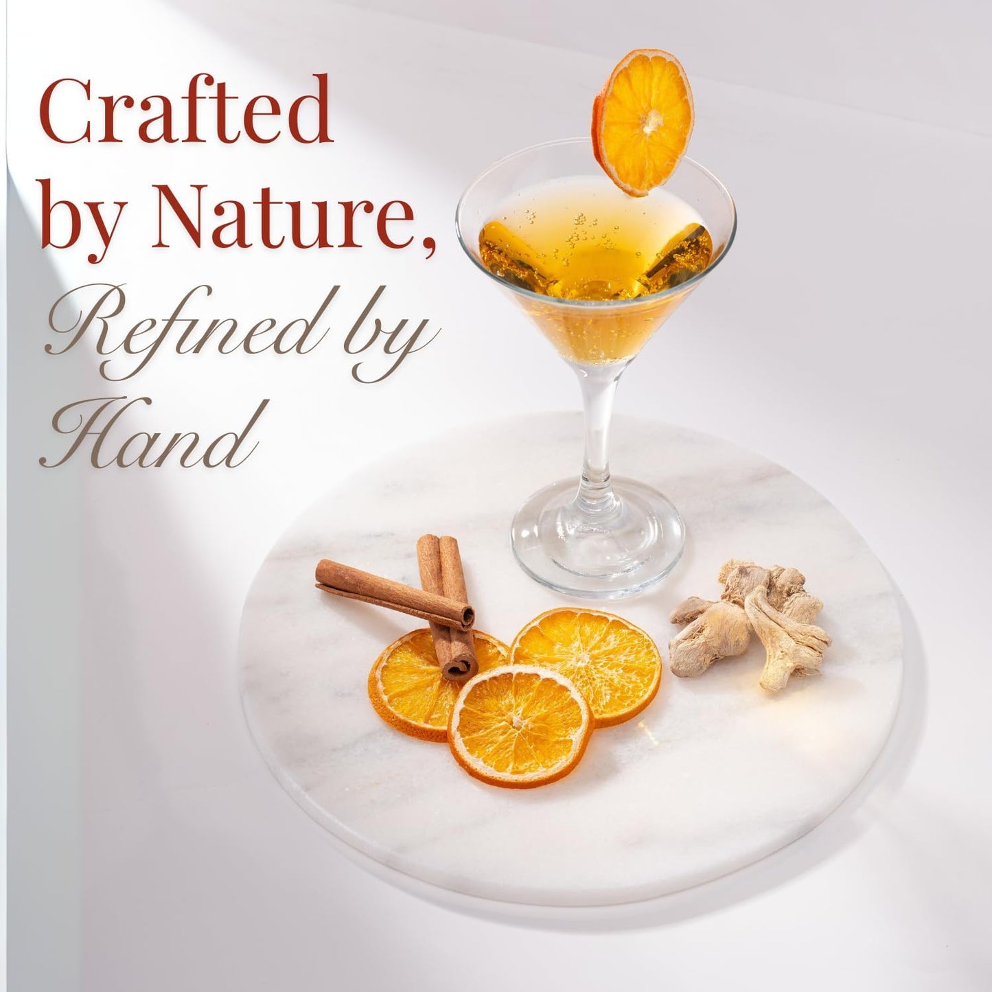 Handcrafted Marble Tray – Bathroom Counter Organizer, Jewelry Tray, Perfume Organizer & Decorative Tray for Vanity Accessories, Coffee Table Decor & Bathroom Countertop (Round, Mugla White)