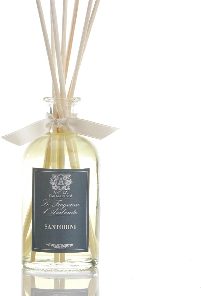 Antica Farmacista Home Ambiance Diffuser - Long-Lasting Reed Scent Diffuser - Luxury Room Freshener Gift - Santorini, 3.4 fl oz
