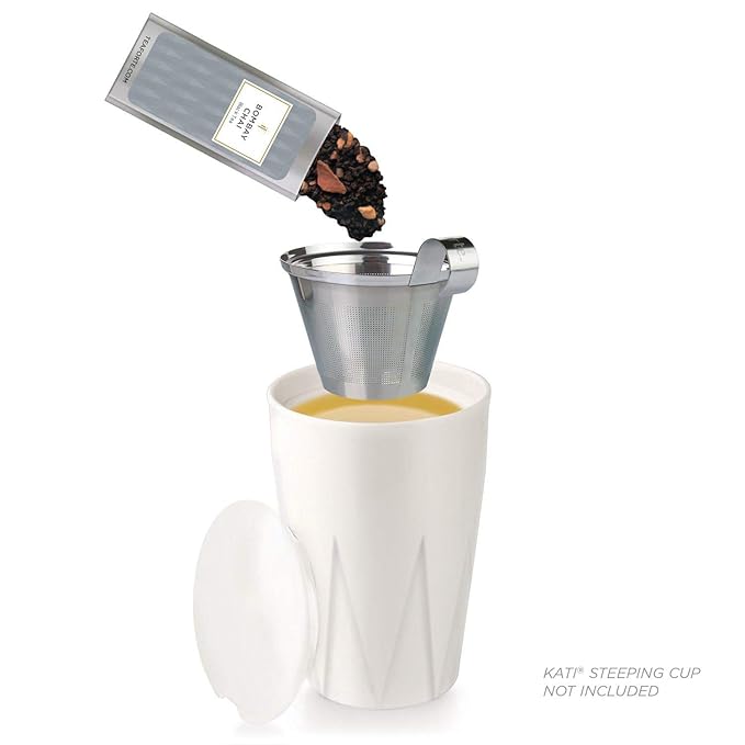 Tea Forte Black Tea Assortment Single Steeps Loose Leaf Premium Tea Gift Set Sampler, 15 Count 3 of Each Assorted Blends, Pre-Portioned Single Serve Pouches, Steeps 12 oz