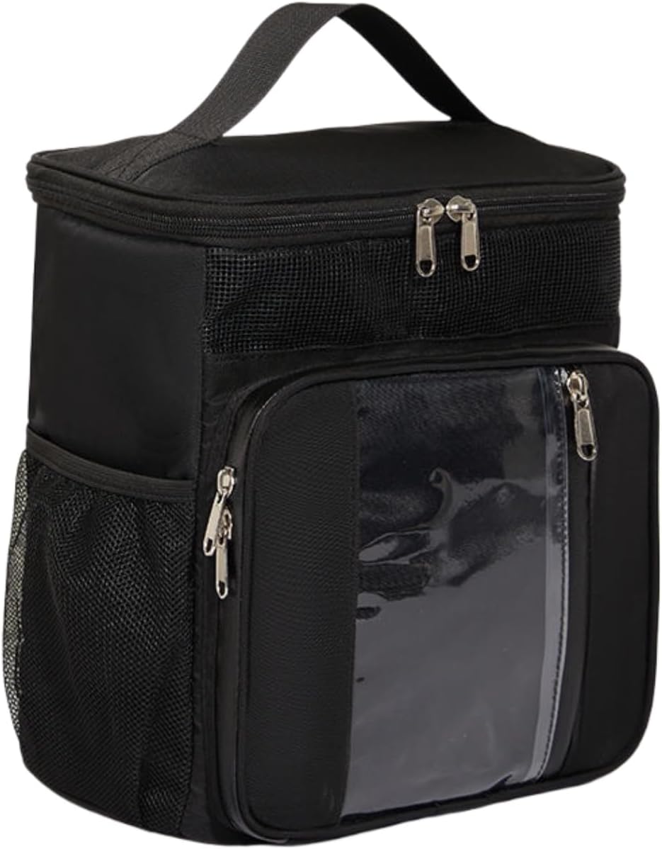 Portable Shower Caddy Organizer, 10.24x6.3x10.24 inches, Quick-Dry Mesh Design, Multiple Pockets, Black