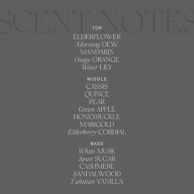 Antica Farmacista Home Ambiance Diffuser - Long-Lasting Reed Scent Diffuser - Luxury Room Freshener Gift - Elderflower, 3.4 fl oz