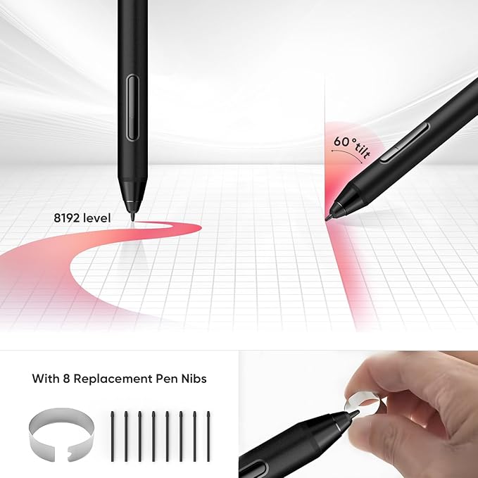 XPPen 21.5 Inch Drawing Tablet with Screen 122% sRGB, Artist 22 2nd IPS Graphics Tablet with 8192 Levels Battery-Free Stylus, Pen Display with Adjustable Stand, AG Film for Windows, Mac, Chrome, Linux