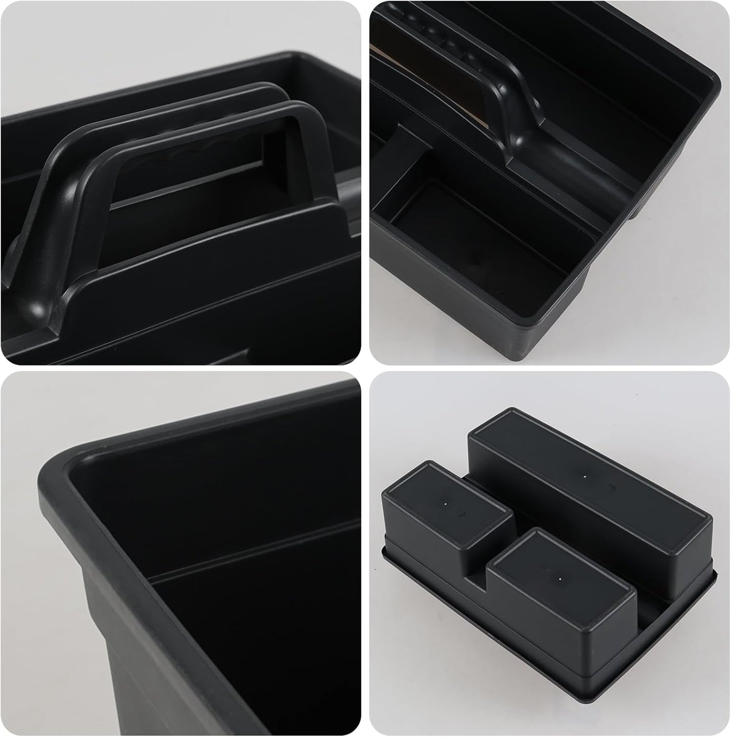 6-Pack Plastic Cleaning Caddy Organizer with Handle, Carry Caddy for Cleaning Products