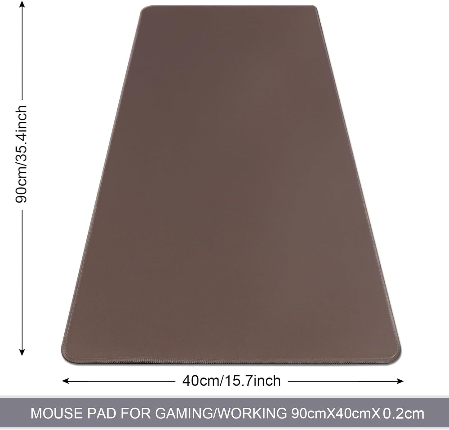 XXL Gaming Mouse Pad 35.4x15.7 Professional Large Mouse Pad & Computer Game Mouse Mat-90x40 Chocolateus