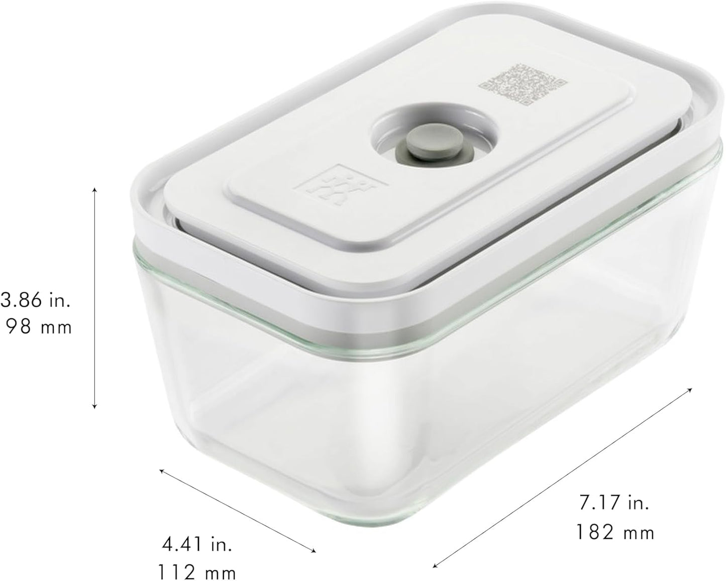 ZWILLING Fresh & Save Glass Airtight Food Storage Container, Meal Prep Container - Medium