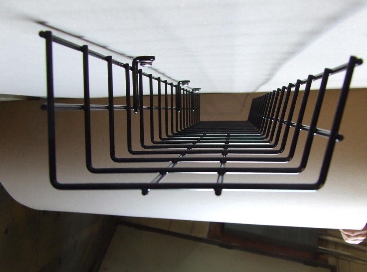 Northland Online Under Desk Cable Organizer 36 Inch Wire Tray | Under Table Cord Management Basket | Heavy Duty Steel