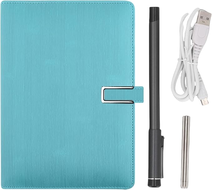 Yunseity Digital Notebook with Smart Pen, Real Time Sync for Digitizing, Bluetooth Wireless Paper Smart Writing Set, Convert to Text, Storing and Sharing Paper Note, for iOS for and (Light Blue)