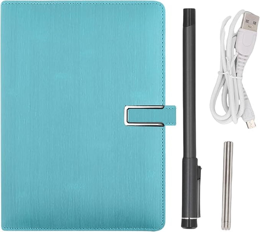 Yunseity Digital Notebook with Smart Pen, Real Time Sync for Digitizing, Bluetooth Wireless Paper Smart Writing Set, Convert to Text, Storing and Sharing Paper Note, for iOS for and (Light Blue)