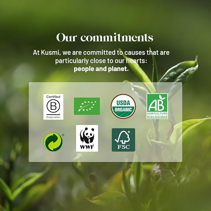 Kusmi Tea - Organic Herbal Tea Gift Set - Sampler Assortment Variety Box - Gift Idea for Men and Women - Caffeine-Free Teas - Hibiscus Tea, Chamomile Tea, Rooibos - 9 Recipes - 45 Tea Bags