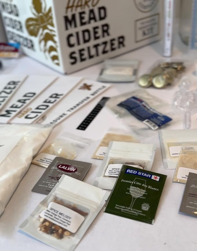 Master Fermentation Kit- 3 in 1 Make Your Own Hard Seltzer/Hard Cider/Mead reusable equipment from Must Bee Company- Mead Kit- Hard Cider KIt- Hard Seltzer Kit