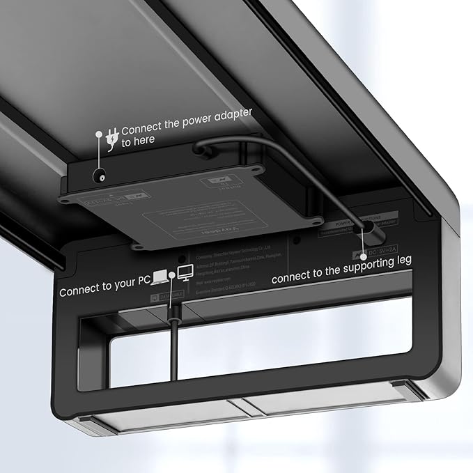 Vaydeer Wireless Charging and USB 3.0 Monitor Stand, Monitor Riser for Desk with Storage, Single Shelf Holder Raiser Organizer for Computer iMac Laptop PC Screen, Heavy Duty Gift Gaming Studio Office