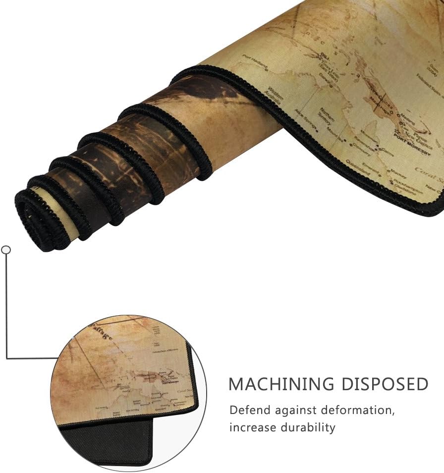 XXL Professional Large Mouse Pad & Computer Game Mouse Mat (35.4x15.7x0.1IN, Boat)