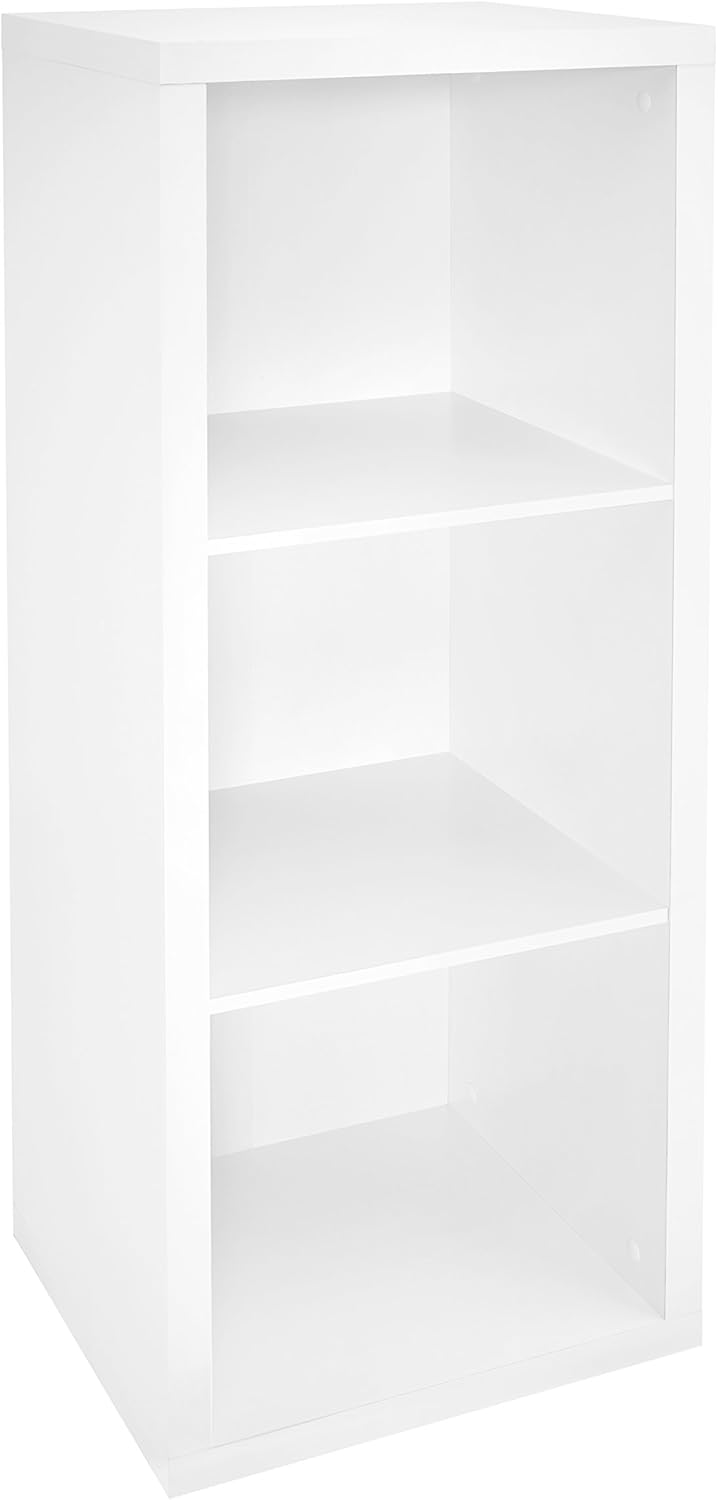 ClosetMaid 1107 Decorative 3-Cube Storage Organizer, White