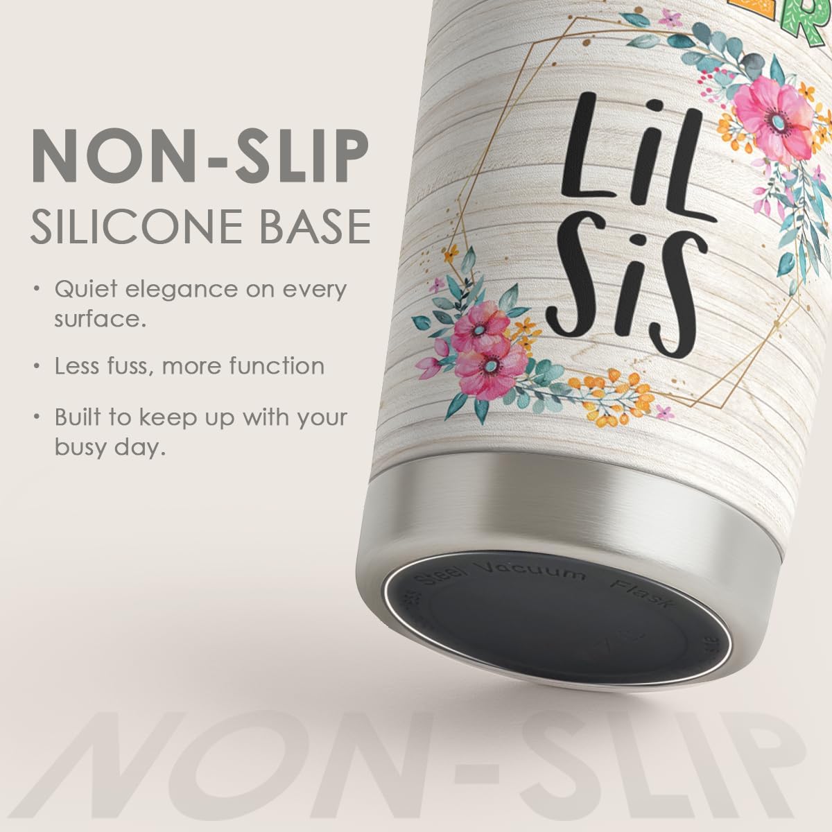 SANDJEST Sister Gifts 20oz Stainless Steel Insulated Travel Mug, Gifts for Women, Girls, Birthday, Christmas